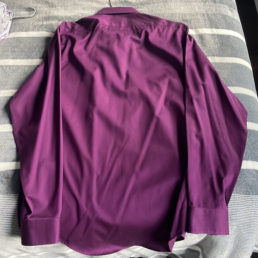 Maroon dress shirt - Picture 2 of 3